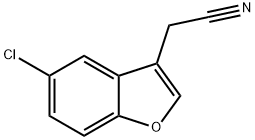 2-(5-chloro-1-benzofuran-3-yl)acetonitrile,139313-77-2,结构式