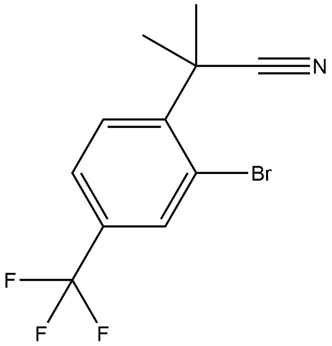 Benzeneacetonitrile, 2-bromo-α,α-dimethyl-4-(trifluoromethyl)-