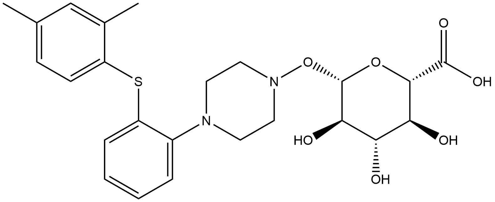 沃替西汀糖代谢杂质,1393733-77-1,结构式