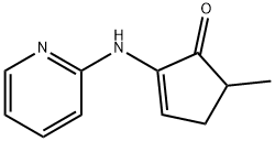 2-Cyclopenten-1-one, 5-methyl-2-(2-pyridinylamino)-