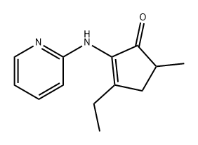 2-Cyclopenten-1-one, 3-ethyl-5-methyl-2-(2-pyridinylamino)-