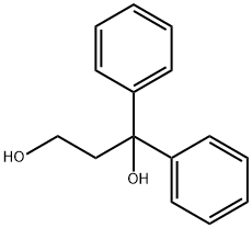 1,3-Propanediol, 1,1-diphenyl-,13961-05-2,结构式