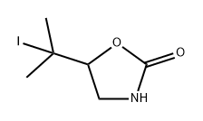 2-Oxazolidinone, 5-(1-iodo-1-methylethyl)- Struktur