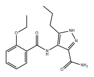 1H-Pyrazole-3-carboxamide, 4-[(2-ethoxybenzoyl)amino]-5-propyl- Structure