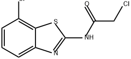 Acetamide, 2-chloro-N-(7-chloro-2-benzothiazolyl)- 结构式