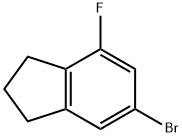 1H-Indene, 6-bromo-4-fluoro-2,3-dihydro- 结构式