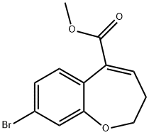 Methyl 8-bromo-2,3-dihydro-1-benzoxepin-5-carboxylate Structure