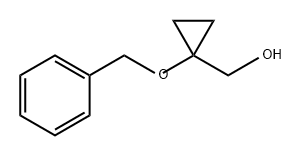 Cyclopropanemethanol, 1-(phenylmethoxy)- Struktur