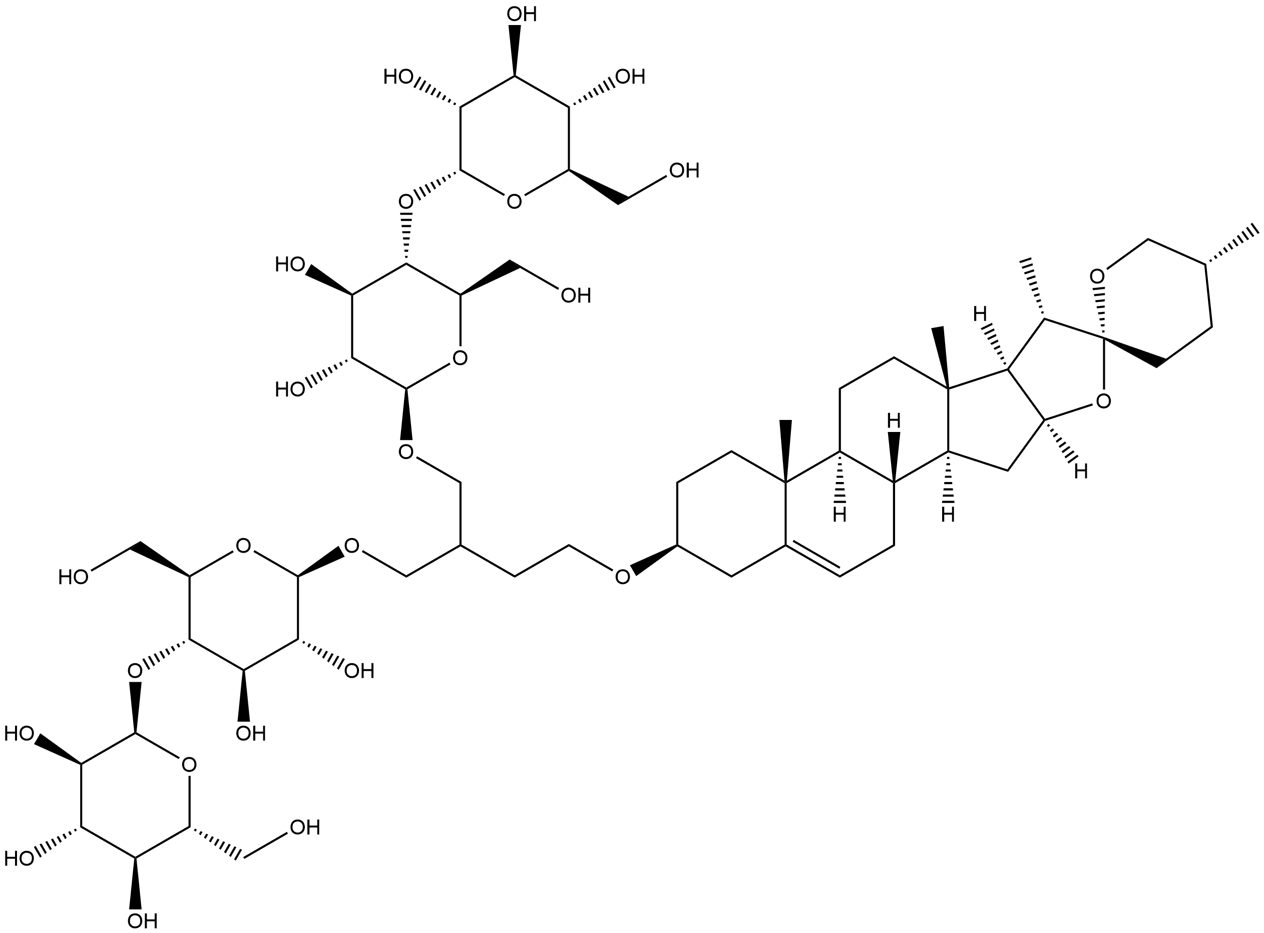 糖酵素(GDN),1402423-29-3,结构式