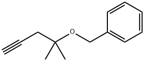 (2-甲基-4-戊炔-2-基)氧基]甲基]苯, 1402615-91-1, 结构式