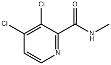 2-Pyridinecarboxamide, 3,4-dichloro-N-methyl- 化学構造式
