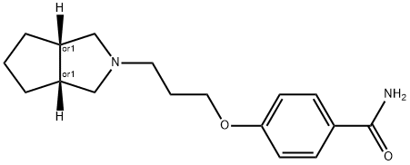 Benzamide, 4-[3-[(3aR,6aS)-hexahydrocyclopenta[c]pyrrol-2(1H)-yl]propoxy]-, rel- Structure