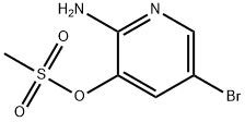 2-amino-5-bromopyridin-3-yl methanesulfonate Structure