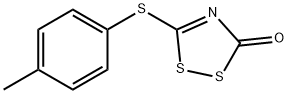 3H-1,2,4-Dithiazol-3-one, 5-[(4-methylphenyl)thio]- Struktur