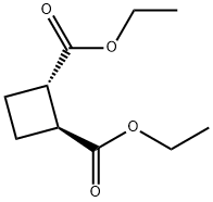 (1S-TRANS)-1,2-CYCLOBUTANEDICARBOXYLIC ACID DIETHYL ESTER, 140459-95-6, 结构式