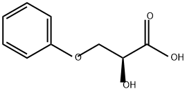Propanoic acid, 2-hydroxy-3-phenoxy-, (S)- (9CI) Struktur