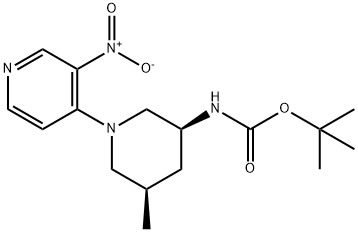 1405128-33-7 (3S,5R)-5-甲基-1-(3-硝基吡啶-4-基)哌啶-3-基]氨基甲酸叔丁酯