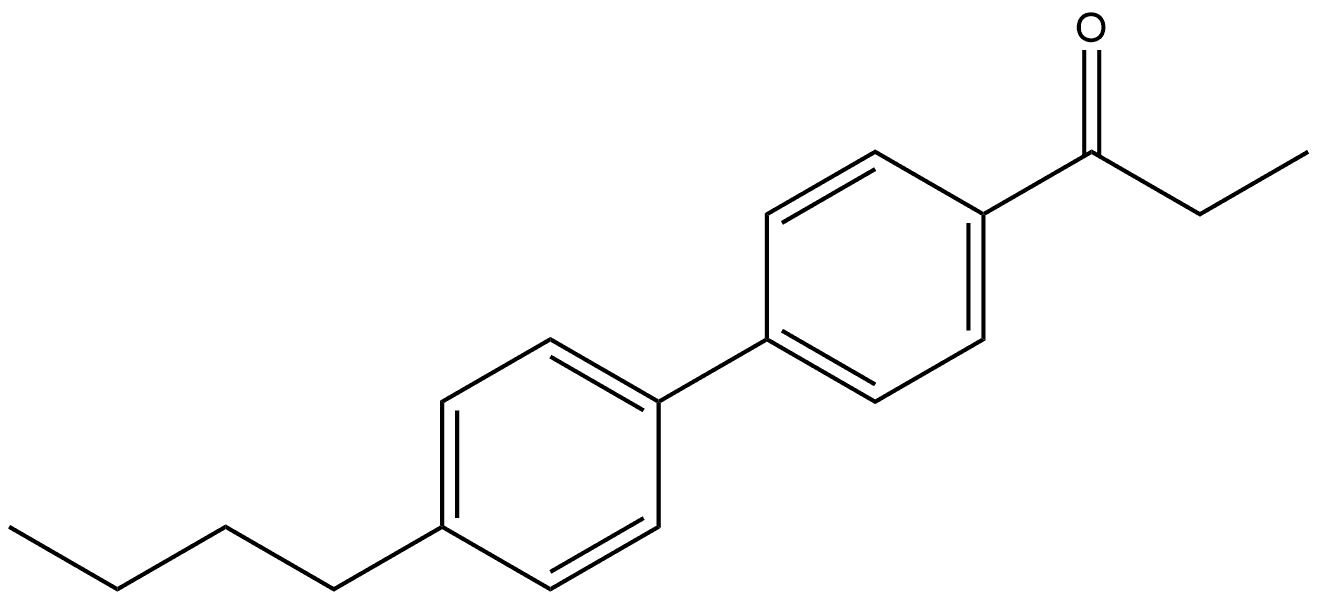 1-(4'-butyl-[1,1'-biphenyl]-4-yl)propan-1-one Structure