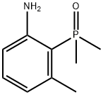Benzenamine, 2-(dimethylphosphinyl)-3-methyl- Struktur