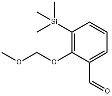 Benzaldehyde, 2-(methoxymethoxy)-3-(trimethylsilyl)- Struktur