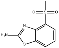 2-Benzothiazolamine, 4-(methylsulfonyl)- Struktur