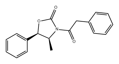 2-Oxazolidinone, 4-methyl-5-phenyl-3-(phenylacetyl)-, (4S,5R)- (9CI) Structure