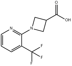 3-Azetidinecarboxylic acid, 1-[3-(trifluoromethyl)-2-pyridinyl]-|1-(3-(三氟甲基)吡啶-2-基)氮杂环丁烷-3-甲酸