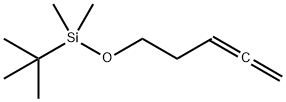 Silane, (1,1-dimethylethyl)dimethyl(3,4-pentadien-1-yloxy)- Structure