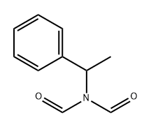Formamide, N-formyl-N-(1-phenylethyl)- Structure