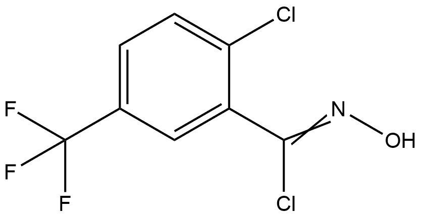 2-氯-N-羟基-5-(三氟甲基)亚氨代苯甲酰氯 结构式