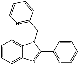 1H-Benzimidazole, 2-(2-pyridinyl)-1-(2-pyridinylmethyl)-
