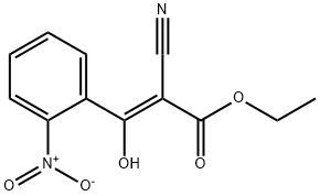 2-Propenoic acid, 2-cyano-3-hydroxy-3-(2-nitrophenyl)-, ethyl ester, (Z)- (9CI) Structure