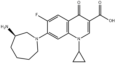 Besifloxacin 8-Dechloro Impurity, 141388-69-4, 结构式