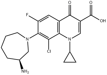 Besifloxacin (3S)-Isomer Struktur