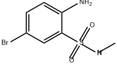 Benzenesulfonamide, 2-amino-5-bromo-N-methyl- Structure