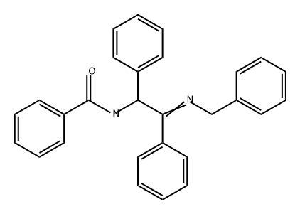 Benzamide, N-[1,2-diphenyl-2-[(phenylmethyl)imino]ethyl]-
