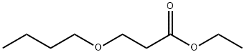 Propanoic acid, 3-butoxy-, ethyl ester Structure