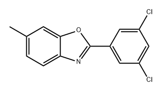 Benzoxazole, 2-(3,5-dichlorophenyl)-6-methyl- Struktur