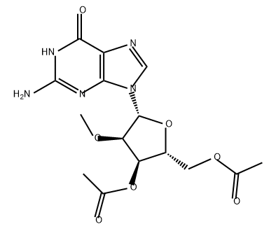 Guanosine, 2'-O-methyl-, 3',5'-diacetate