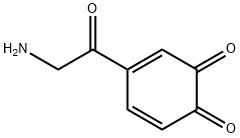 3,5-Cyclohexadiene-1,2-dione, 4-(2-aminoacetyl)- Structure