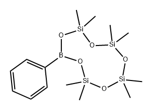 1,3,5,7,9-Pentaoxa-2,4,6,8-tetrasila-10-boracyclodecane, 2,2,4,4,6,6,8,8-octamethyl-10-phenyl-