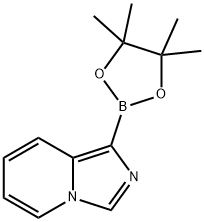 Imidazo[1,5-a]pyridine, 1-(4,4,5,5-tetramethyl-1,3,2-dioxaborolan-2-yl)- Structure