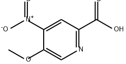 2-Pyridinecarboxylic acid, 5-methoxy-4-nitro- Structure