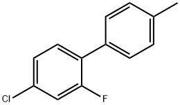 4-Chloro-2-fluoro-4'-methyl-1,1'-biphenyl 结构式