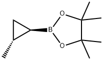 4,4,5,5-Tetramethyl-2-[(1R,2R)-2-methylcyclopropyl]-1,3,2-dioxaborolane,1417175-93-9,结构式