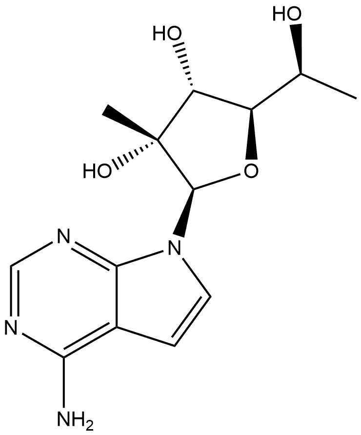 7H-Pyrrolo[2,3-d]pyrimidin-4-amine, 7-(6-deoxy-2-C-methyl-α-L-talofuranosyl)-|