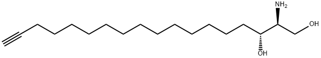 17-Octadecyne-1,3-diol, 2-amino-, (2S,3R)- 结构式