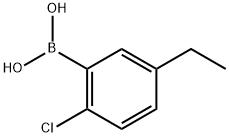 (2-氯-5-乙基苯基)硼酸,1418023-51-4,结构式