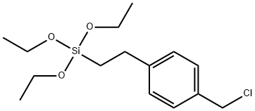 1-氯甲基-4-[2-三乙氧基硅基]乙基]苯 结构式