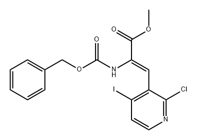 2-Propenoic acid, 3-(2-chloro-4-iodo-3-pyridinyl)-2-[[(phenylmethoxy)carbonyl]amino]-, methyl ester, (2Z)-